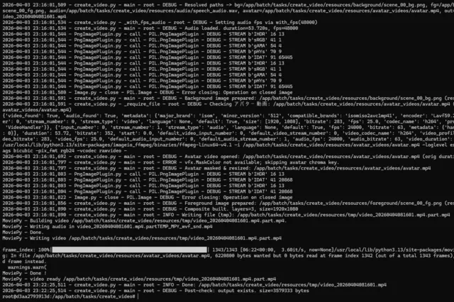 AI動画生成技術を活用した情報配信システム開発事例